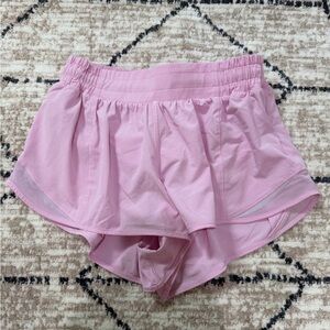 Lululemon Athletica Light Pink Hotty Hot LR 2.5” Shorts